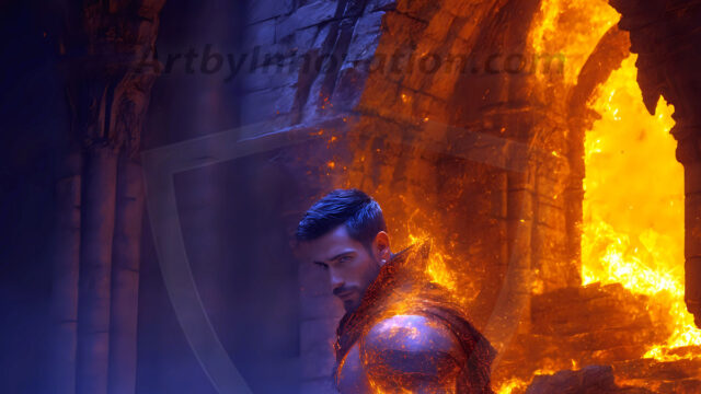 AI-generated abstract art featuring beautiful, handsome, sexy, shirtless, men, boys, lads. Fantasy, elemental mages typically have the ability to manipulate the basic elements, such as fire, water, earth, and air. This can extend to controlling sub-elements like ice, lightning, and sometimes even metal or wood.