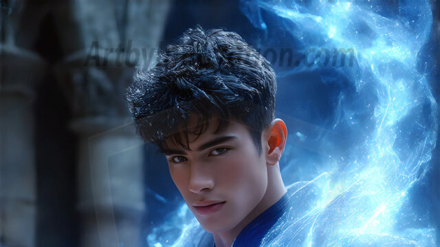 AI-generated abstract art featuring beautiful, handsome, sexy, shirtless, men, boys, lads. Fantasy, elemental mages typically have the ability to manipulate the basic elements, such as fire, water, earth, and air. This can extend to controlling sub-elements like ice, lightning, and sometimes even metal or wood.