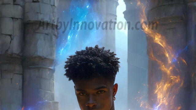 AI-generated abstract art featuring beautiful, handsome, sexy, shirtless, men, boys, lads. Fantasy, elemental mages typically have the ability to manipulate the basic elements, such as fire, water, earth, and air. This can extend to controlling sub-elements like ice, lightning, and sometimes even metal or wood.