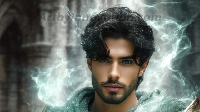 AI-generated abstract art featuring beautiful, handsome, sexy, shirtless, men, boys, lads. Fantasy, elemental mages typically have the ability to manipulate the basic elements, such as fire, water, earth, and air. This can extend to controlling sub-elements like ice, lightning, and sometimes even metal or wood.