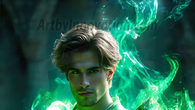 AI-generated abstract art featuring beautiful, handsome, sexy, shirtless, men, boys, lads. Fantasy, elemental mages typically have the ability to manipulate the basic elements, such as fire, water, earth, and air. This can extend to controlling sub-elements like ice, lightning, and sometimes even metal or wood.