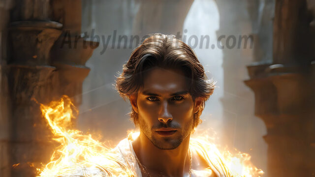 AI-generated abstract art featuring beautiful, handsome, sexy, shirtless, men, boys, lads. Fantasy, elemental mages typically have the ability to manipulate the basic elements, such as fire, water, earth, and air. This can extend to controlling sub-elements like ice, lightning, and sometimes even metal or wood.