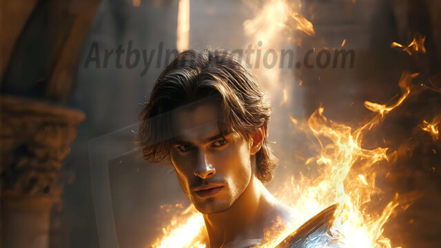 AI-generated abstract art featuring beautiful, handsome, sexy, shirtless, men, boys, lads. Fantasy, elemental mages typically have the ability to manipulate the basic elements, such as fire, water, earth, and air. This can extend to controlling sub-elements like ice, lightning, and sometimes even metal or wood.