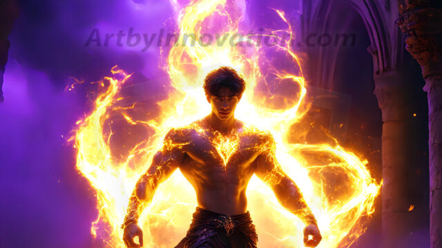 AI-generated abstract art featuring beautiful, handsome, sexy, shirtless, men, boys, lads. Fantasy, elemental mages typically have the ability to manipulate the basic elements, such as fire, water, earth, and air. This can extend to controlling sub-elements like ice, lightning, and sometimes even metal or wood.