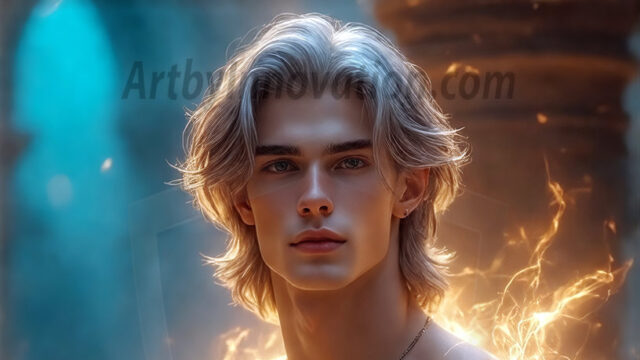 AI-generated abstract art featuring beautiful, handsome, sexy, shirtless, men, boys, lads. Fantasy, elemental mages typically have the ability to manipulate the basic elements, such as fire, water, earth, and air. This can extend to controlling sub-elements like ice, lightning, and sometimes even metal or wood.