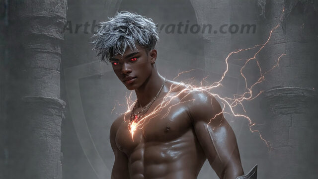 AI-generated abstract art featuring beautiful, handsome, sexy, shirtless, men, boys, lads. Fantasy, elemental mages typically have the ability to manipulate the basic elements, such as fire, water, earth, and air. This can extend to controlling sub-elements like ice, lightning, and sometimes even metal or wood.