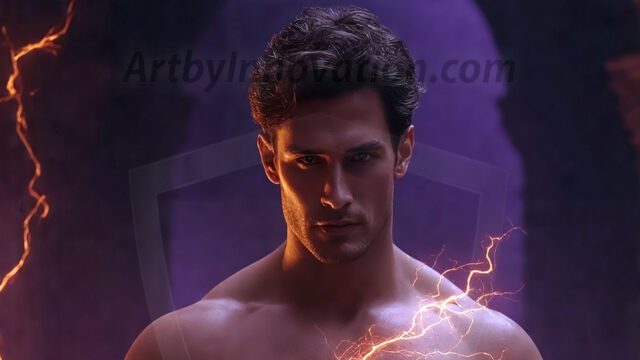 AI-generated abstract art featuring beautiful, handsome, sexy, shirtless, men, boys, lads. Fantasy, elemental mages typically have the ability to manipulate the basic elements, such as fire, water, earth, and air. This can extend to controlling sub-elements like ice, lightning, and sometimes even metal or wood.