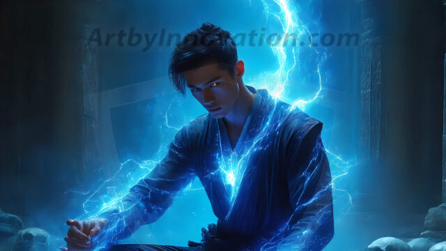 AI-generated abstract art featuring beautiful, handsome, sexy, shirtless, men, boys, lads. Fantasy, elemental mages typically have the ability to manipulate the basic elements, such as fire, water, earth, and air. This can extend to controlling sub-elements like ice, lightning, and sometimes even metal or wood.