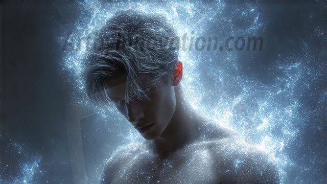 AI-generated abstract art featuring beautiful, handsome, sexy, shirtless, men, boys, lads. Fantasy, elemental mages typically have the ability to manipulate the basic elements, such as fire, water, earth, and air. This can extend to controlling sub-elements like ice, lightning, and sometimes even metal or wood.