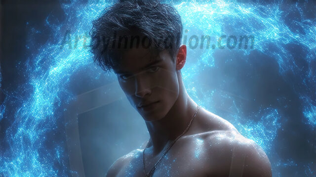 AI-generated abstract art featuring beautiful, handsome, sexy, shirtless, men, boys, lads. Fantasy, elemental mages typically have the ability to manipulate the basic elements, such as fire, water, earth, and air. This can extend to controlling sub-elements like ice, lightning, and sometimes even metal or wood.