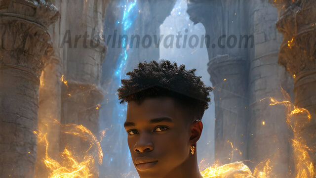 AI-generated abstract art featuring beautiful, handsome, sexy, shirtless, men, boys, lads. Fantasy, elemental mages typically have the ability to manipulate the basic elements, such as fire, water, earth, and air. This can extend to controlling sub-elements like ice, lightning, and sometimes even metal or wood.