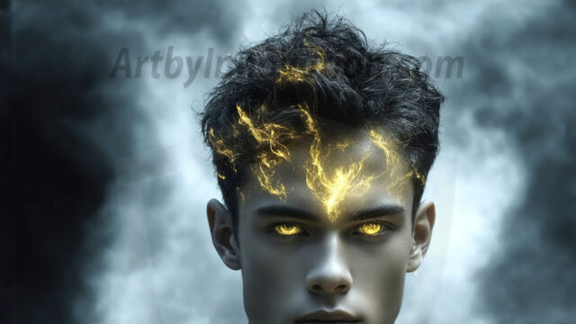 AI-generated abstract art featuring beautiful, handsome, sexy, shirtless, men, boys, lads. Fantasy, elemental mages typically have the ability to manipulate the basic elements, such as fire, water, earth, and air. This can extend to controlling sub-elements like ice, lightning, and sometimes even metal or wood.