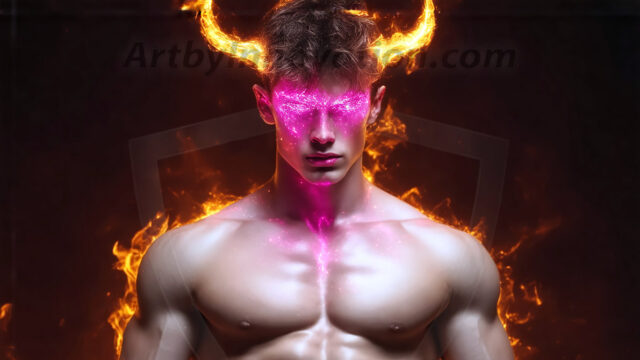 AI-generated abstract art featuring beautiful, handsome, sexy, shirtless, men, boys, lads. Fantasy, elemental mages typically have the ability to manipulate the basic elements, such as fire, water, earth, and air. This can extend to controlling sub-elements like ice, lightning, and sometimes even metal or wood.