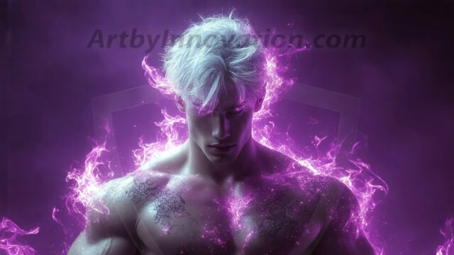 AI-generated abstract art featuring beautiful, handsome, sexy, shirtless, men, boys, lads. Fantasy, elemental mages typically have the ability to manipulate the basic elements, such as fire, water, earth, and air. This can extend to controlling sub-elements like ice, lightning, and sometimes even metal or wood.