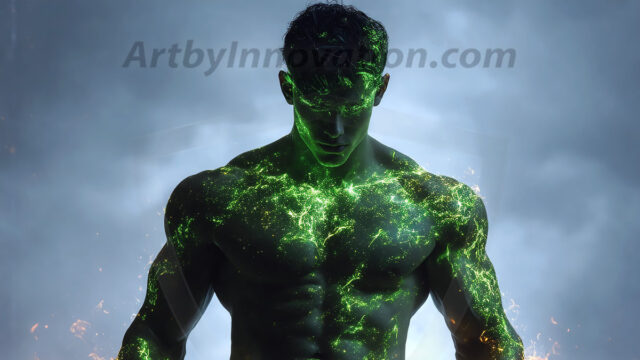 AI-generated abstract art featuring beautiful, handsome, sexy, shirtless, men, boys, lads. Fantasy, elemental mages typically have the ability to manipulate the basic elements, such as fire, water, earth, and air. This can extend to controlling sub-elements like ice, lightning, and sometimes even metal or wood.