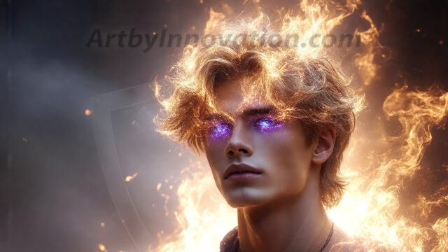 AI-generated abstract art featuring beautiful, handsome, sexy, shirtless, men, boys, lads. Fantasy, elemental mages typically have the ability to manipulate the basic elements, such as fire, water, earth, and air. This can extend to controlling sub-elements like ice, lightning, and sometimes even metal or wood.