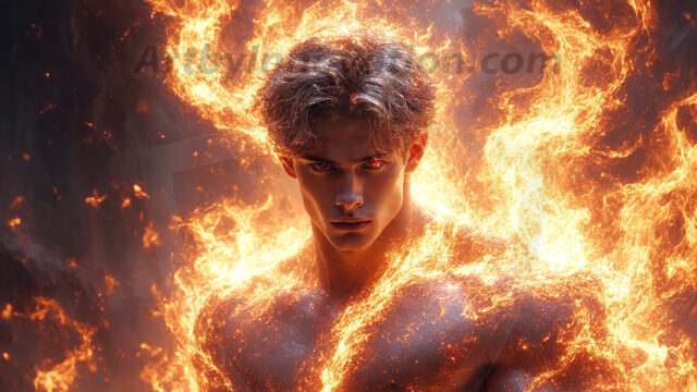 AI-generated abstract art featuring beautiful, handsome, sexy, shirtless, men, boys, lads. Fantasy, elemental mages typically have the ability to manipulate the basic elements, such as fire, water, earth, and air. This can extend to controlling sub-elements like ice, lightning, and sometimes even metal or wood.