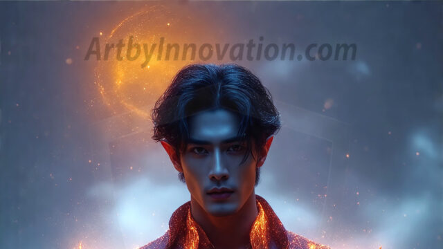 AI-generated abstract art featuring beautiful, handsome, sexy, shirtless, men, boys, lads. Fantasy, elemental mages typically have the ability to manipulate the basic elements, such as fire, water, earth, and air. This can extend to controlling sub-elements like ice, lightning, and sometimes even metal or wood.