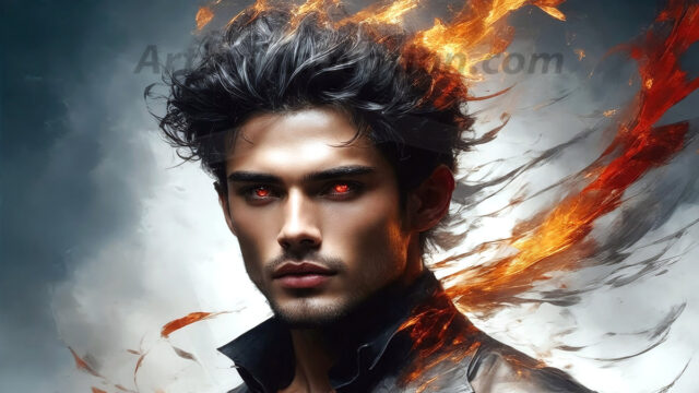 AI-generated abstract art featuring beautiful, handsome, sexy, shirtless, men, boys, lads. Fantasy, elemental mages typically have the ability to manipulate the basic elements, such as fire, water, earth, and air. This can extend to controlling sub-elements like ice, lightning, and sometimes even metal or wood.