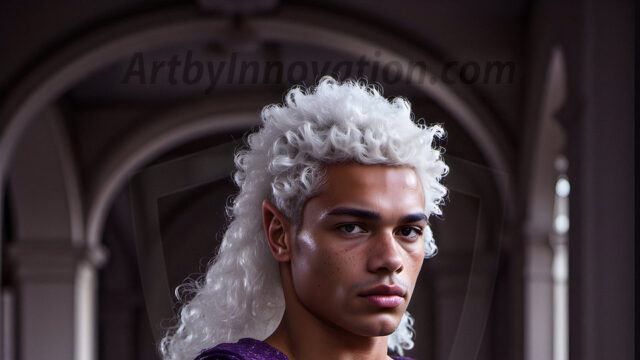 Handsome Male Elves, majestic young male elf standing in an elaborate elven background, in a dark ethereal realm. With pointed ears, wearing glamorous, luxurious, and fierce outfits is an Elven city, full of handsome, and sexy, shirtless elf men, that are adorned with shimmering, iridescent armor.