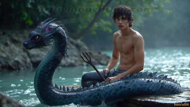 Mermen, The Warriors of the Sea - Male Fantasy Art, brought to life through AI.