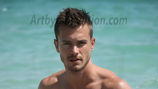 AI-generated HD photos featuring Mermen, The Warriors of the Sea. A collection of over 1,000 AI generated photo images of Mermen Warriors. Shirtless men from all age groups, with slim builds to hot and sexy, muscular body types, and from teenaged boys, to young men, to the handsome Elders. Merman warriors rising from a whirlpool, with a trident in hand, set against a stormy backdrop with dramatic lighting. Vibrant coral reefs, with detailed underwater scenes, highly realistic, with obsidian scales, that shimmer in the sunlight.