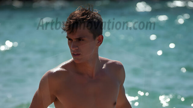 AI-generated HD photos featuring Mermen, The Warriors of the Sea. A collection of over 1,000 AI generated photo images of Mermen Warriors. Shirtless men from all age groups, with slim builds to hot and sexy, muscular body types, and from teenaged boys, to young men, to the handsome Elders. Merman warriors rising from a whirlpool, with a trident in hand, set against a stormy backdrop with dramatic lighting. Vibrant coral reefs, with detailed underwater scenes, highly realistic, with obsidian scales, that shimmer in the sunlight.