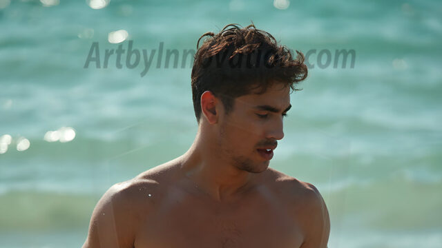 AI-generated HD photos featuring Mermen, The Warriors of the Sea. A collection of over 1,000 AI generated photo images of Mermen Warriors. Shirtless men from all age groups, with slim builds to hot and sexy, muscular body types, and from teenaged boys, to young men, to the handsome Elders. Merman warriors rising from a whirlpool, with a trident in hand, set against a stormy backdrop with dramatic lighting. Vibrant coral reefs, with detailed underwater scenes, highly realistic, with obsidian scales, that shimmer in the sunlight.