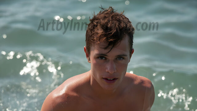 AI-generated HD photos featuring Mermen, The Warriors of the Sea. A collection of over 1,000 AI generated photo images of Mermen Warriors. Shirtless men from all age groups, with slim builds to hot and sexy, muscular body types, and from teenaged boys, to young men, to the handsome Elders. Merman warriors rising from a whirlpool, with a trident in hand, set against a stormy backdrop with dramatic lighting. Vibrant coral reefs, with detailed underwater scenes, highly realistic, with obsidian scales, that shimmer in the sunlight.