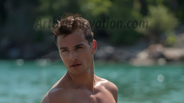 AI-generated HD photos featuring Mermen, The Warriors of the Sea. A collection of over 1,000 AI generated photo images of Mermen Warriors. Shirtless men from all age groups, with slim builds to hot and sexy, muscular body types, and from teenaged boys, to young men, to the handsome Elders. Merman warriors rising from a whirlpool, with a trident in hand, set against a stormy backdrop with dramatic lighting. Vibrant coral reefs, with detailed underwater scenes, highly realistic, with obsidian scales, that shimmer in the sunlight.