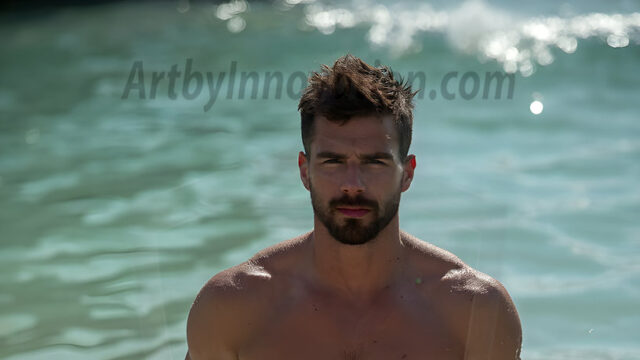 AI-generated HD photos featuring Mermen, The Warriors of the Sea. A collection of over 1,000 AI generated photo images of Mermen Warriors. Shirtless men from all age groups, with slim builds to hot and sexy, muscular body types, and from teenaged boys, to young men, to the handsome Elders. Merman warriors rising from a whirlpool, with a trident in hand, set against a stormy backdrop with dramatic lighting. Vibrant coral reefs, with detailed underwater scenes, highly realistic, with obsidian scales, that shimmer in the sunlight.