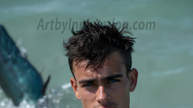 AI-generated HD photos featuring Mermen, The Warriors of the Sea. A collection of over 1,000 AI generated photo images of Mermen Warriors. Shirtless men from all age groups, with slim builds to hot and sexy, muscular body types, and from teenaged boys, to young men, to the handsome Elders. Merman warriors rising from a whirlpool, with a trident in hand, set against a stormy backdrop with dramatic lighting. Vibrant coral reefs, with detailed underwater scenes, highly realistic, with obsidian scales, that shimmer in the sunlight.