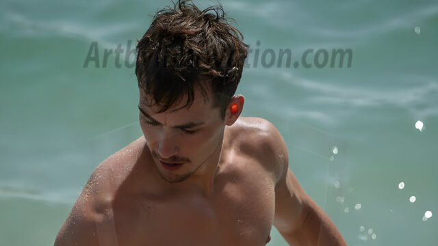 AI-generated HD photos featuring Mermen, The Warriors of the Sea. A collection of over 1,000 AI generated photo images of Mermen Warriors. Shirtless men from all age groups, with slim builds to hot and sexy, muscular body types, and from teenaged boys, to young men, to the handsome Elders. Merman warriors rising from a whirlpool, with a trident in hand, set against a stormy backdrop with dramatic lighting. Vibrant coral reefs, with detailed underwater scenes, highly realistic, with obsidian scales, that shimmer in the sunlight.