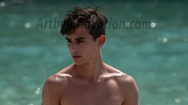 AI-generated HD photos featuring Mermen, The Warriors of the Sea. A collection of over 1,000 AI generated photo images of Mermen Warriors. Shirtless men from all age groups, with slim builds to hot and sexy, muscular body types, and from teenaged boys, to young men, to the handsome Elders. Merman warriors rising from a whirlpool, with a trident in hand, set against a stormy backdrop with dramatic lighting. Vibrant coral reefs, with detailed underwater scenes, highly realistic, with obsidian scales, that shimmer in the sunlight.