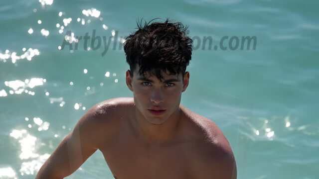 AI-generated HD photos featuring Mermen, The Warriors of the Sea. A collection of over 1,000 AI generated photo images of Mermen Warriors. Shirtless men from all age groups, with slim builds to hot and sexy, muscular body types, and from teenaged boys, to young men, to the handsome Elders. Merman warriors rising from a whirlpool, with a trident in hand, set against a stormy backdrop with dramatic lighting. Vibrant coral reefs, with detailed underwater scenes, highly realistic, with obsidian scales, that shimmer in the sunlight.