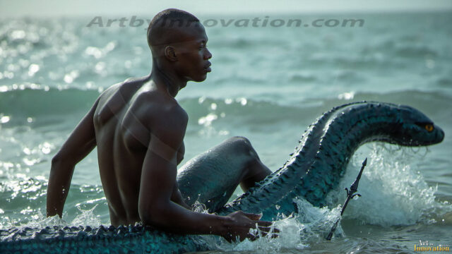 Mermen, The Warriors of the Sea - Male Fantasy Art, brought to life through AI.