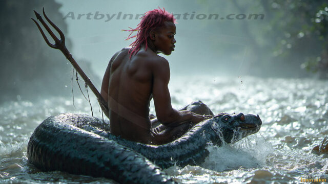 Mermen, The Warriors of the Sea - Male Fantasy Art, brought to life through AI.
