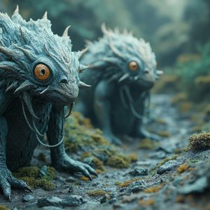 Amazing Alien Life forms and Planets. Fantasy Photographs, by Art by Innovation. Vibrant and detailed, high-resolution quality rendering of fantasy worlds with amazing creatures, both the fauna and flora, that might exist on alien worlds.