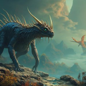 Amazing Alien Life forms and Planets. Fantasy Photographs, by Art by Innovation. Vibrant and detailed, high-resolution quality rendering of fantasy worlds with amazing creatures, both the fauna and flora, that might exist on alien worlds.