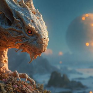 Amazing Alien Life forms and Planets. Fantasy Photographs, by Art by Innovation. Vibrant and detailed, high-resolution quality rendering of fantasy worlds with amazing creatures, both the fauna and flora, that might exist on alien worlds.