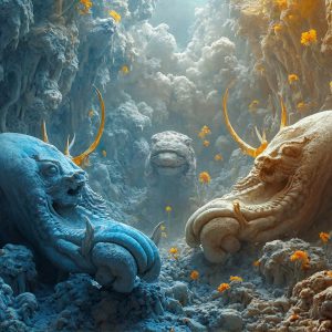Amazing Alien Life forms and Planets. Fantasy Photographs, by Art by Innovation. Vibrant and detailed, high-resolution quality rendering of fantasy worlds with amazing creatures, both the fauna and flora, that might exist on alien worlds.