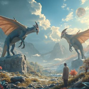 Amazing Alien Life forms and Planets. Fantasy Photographs, by Art by Innovation. Vibrant and detailed, high-resolution quality rendering of fantasy worlds with amazing creatures, both the fauna and flora, that might exist on alien worlds.
