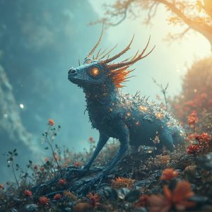 Amazing Alien Life forms and Planets. Fantasy Photographs, by Art by Innovation. Vibrant and detailed, high-resolution quality rendering of fantasy worlds with amazing creatures, both the fauna and flora, that might exist on alien worlds.