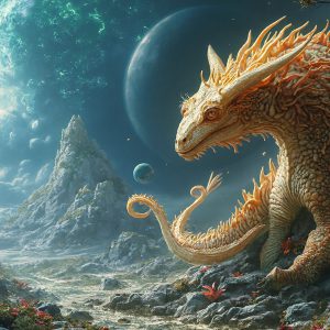 Amazing Alien Life forms and Planets. Fantasy Photographs, by Art by Innovation. Vibrant and detailed, high-resolution quality rendering of fantasy worlds with amazing creatures, both the fauna and flora, that might exist on alien worlds.