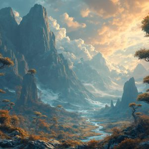 Amazing Alien Life forms and Planets. Fantasy Photographs, by Art by Innovation. Vibrant and detailed, high-resolution quality rendering of fantasy worlds with amazing creatures, both the fauna and flora, that might exist on alien worlds.