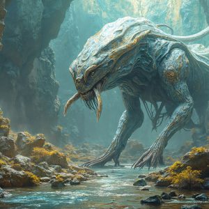 Amazing Alien Life forms and Planets. Fantasy Photographs, by Art by Innovation. Vibrant and detailed, high-resolution quality rendering of fantasy worlds with amazing creatures, both the fauna and flora, that might exist on alien worlds.
