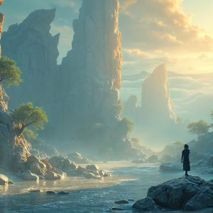 Amazing Alien Life forms and Planets. Fantasy Photographs, by Art by Innovation. Vibrant and detailed, high-resolution quality rendering of fantasy worlds with amazing creatures, both the fauna and flora, that might exist on alien worlds.