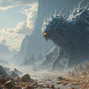 Amazing Alien Life forms and Planets. Fantasy Photographs, by Art by Innovation. Vibrant and detailed, high-resolution quality rendering of fantasy worlds with amazing creatures, both the fauna and flora, that might exist on alien worlds.