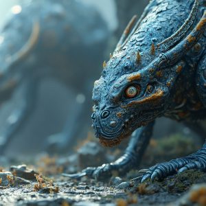 Amazing Alien Life forms and Planets. Fantasy Photographs, by Art by Innovation. Vibrant and detailed, high-resolution quality rendering of fantasy worlds with amazing creatures, both the fauna and flora, that might exist on alien worlds.