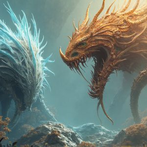 Amazing Alien Life forms and Planets. Fantasy Photographs, by Art by Innovation. Vibrant and detailed, high-resolution quality rendering of fantasy worlds with amazing creatures, both the fauna and flora, that might exist on alien worlds.